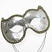 Trimmed Silver Masquerade Mask