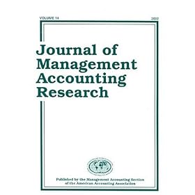 Journal of Management Accounting Research by