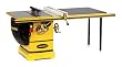 Powermatic 1792000K Model PM 2000 3 Horsepower Cabinet Saw with 50-Inch Accu-Fence, 2 Cast Iron Extension Wings, Table Board, and Legs, 230-Volt 1 Phase