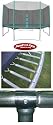 10ft Super Jump Trampoline + Safety Net with Accessory Pack  + FREE Trampoline Tent