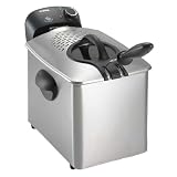 T-Fal FR4008002 Pro Fry Filtra 2.6 lb Immersion Fryer, Stainless Steel by T-Fal