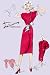 Art Poster, Red Dress with Matching Overcoat - 18.75 x 27.5