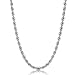 Besteel 4mm Mens Womens Stainless Steel Twist Rope Chain Necklace 18-36 inch (22 Inches)