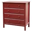 Annabelle 4-drawer Dresser in Red Brick Finish By Da Vinci Baby Furniture