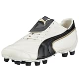 Puma Men's Vencida II i FG Wht/Blk/Gold 101121-10 10.5