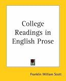 College Readings in English Prose