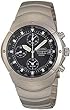 Seiko Men's Titanium Alarm Chronograph SNA025