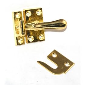 Polished Brass Cabinet / Casement Window Latch
