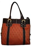 Dooney & Bourke Purse Handbag Double Buckle Tote Rust