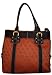 Dooney & Bourke Purse Handbag Double Buckle Tote Rust