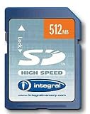 : Integral Hi-Speed - Flash memory card - 512 MB - 80x - SD Memory Card