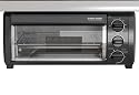 Black & Decker TROS1500B SpaceMaker Traditional Toaster Oven, Black