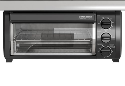 Black & Decker TROS1500B SpaceMaker Traditional Toaster Oven, Black