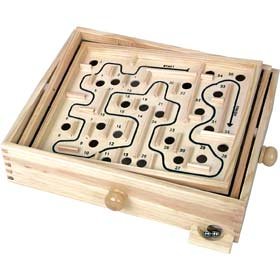 Childrens Toyshop  Toys : Wooden Labyrinth