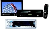Pyle PLPK-65TVD In-Dash DVD Player with Autoreverse Cassette Player and 6.5 LCD Monitor