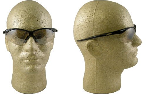 Jackson Nemesis Safety Glasses with Black Frame Indoor Outdoor Lens