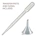Riverrun Perfume Atomizer, Flat Glass Bottle, Black Fine Mist Sprayer 15ml ~ 1/2 oz