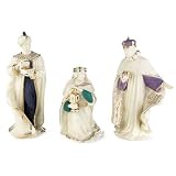 Lenox First Blessing Porcelain 3-Piece Nativity Figurines, The Three Kings