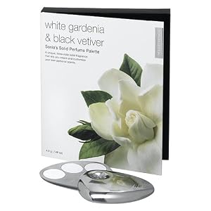 Amazon.com: Sonia Kashuk® Solid Perfume Palette - White Gardenia and Black Vetiver: Health & Personal Care : solid perfume perfume gardenia sonia kashuk