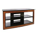 SAVE $247.58 - Bell'O AVSC-2124 Versatile Wood Trim Audio Video Furniture System (Cherry/Black) $302.42
