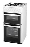Beko 50cm Twin Cavity Gas Cooker DG582W
