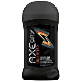 Axe Dry Anti-Perspirant & Deodorant, Invisible Solid, Unlimited For Men, 2.7 oz