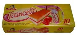 Trancetto Snack with Strawberry Filling, 10pk 280g