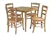 Winsome Groveland 5-Piece Wood Dining Set, Light Oak Finish