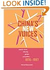 China's New Voices: Popular Music, Ethnicity, Gender, and Politics, 1978-1997
