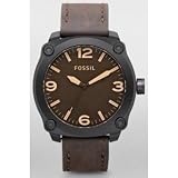 Fossil Russell Leather Watch - Brown