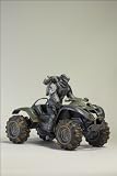 Halo Reach McFarlane Toys Deluxe Vehicle with Action Figure Boxed Set Exodus Battle Damaged Mongoose with ODST Jetpack TrooperIMAGE