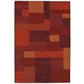 Mohawk Home Brick Walk Woven Rug - Red