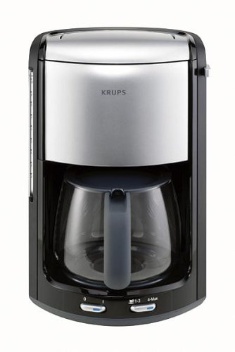 Krups ProAroma FMD395 Filter Coffee Machine, Stainless Steel Front, 1.25 Litres