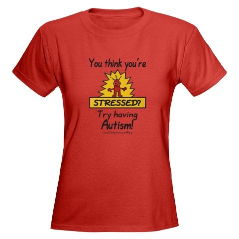Autism Stress Women's Dark T-Shirt
