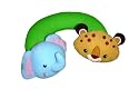 Fisher-Price Rainforest Nap Buddy Travel Pillow
