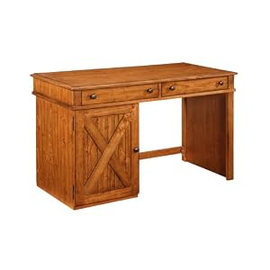 Powell Dakota Dark-Rustic-Pine Student Desk by 