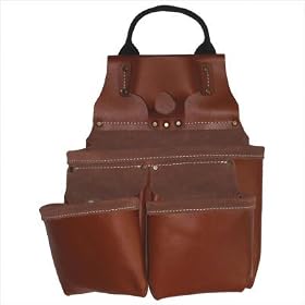 Style n Craft 98-4369 Pocket Top Grain Nail and Tool Bag
