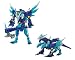 Hasbro Year 2006 Transformers Cybertron Series Jungle Planet Ultra Class Long exposure 8 Inch Tall Robot Action Figure with Lights and Sounds - CRYO SCOURGE with Key Activated Blazing Eyes and Scream and Tail that Becomes Axe (Vehicle Mode: Three-Headed Dragon)_s-2