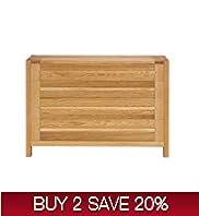 Sonoma Light 4 Drawer Wide Chest