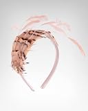 bebe Feather Rhinestone Headband