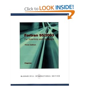 Fortran for Scientists and Engineers: 1995-2003 by Stephen J. Chapman