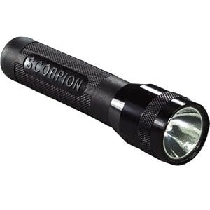 Streamlight 85001 Scorpion 2-Lithium Xenon Flashlight, Black