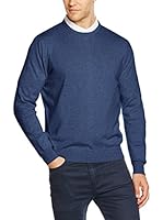 Piacenza cashmere Jersey (Azul Medio)