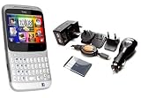 UltimateAddons Worldwide Travel Charging Kit + Emergency Battery for HTC Cha Cha