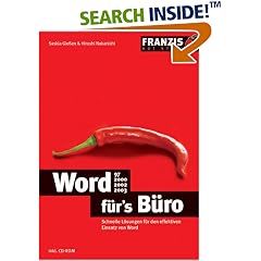 Word für's Büro. Schnelle Lösungen für den effektiven Einsatz von Word (Franzis Hot Stuff) (Broschiert)