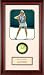 Anna Kournikova Autographed Tennis Ball With Photo Shadowbox