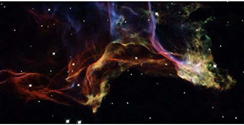 NASA Space Posters (Set of 3) 11x17 in (28x34 cm) ready-for-framing Professional Astronomy Photographs from Hubble Space Telescope. Includes: A Cosmic Holiday Ornament-Hubble Style, Veil Nebula, Celestial Fireworks-Sheets of Debris From a Stellar Explosion N 49. As seen on Fox TV show "Cosmos" series