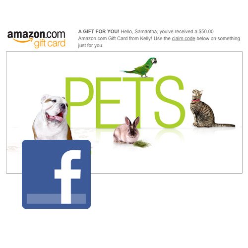 Amazon Gift Card - Facebook - Amazon Pets