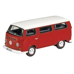 Dickie-Schuco 452586900 - Schuco - VW T2a Bus, rot-wei� 1:87 Vitrine mit TB, Kennzeichen: F� - SC 177