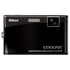 Nikon Coolpix S60 Digital Camera -(10.0MP, 5x Optical Zoom) 3.5 inch Touchscreen LCD